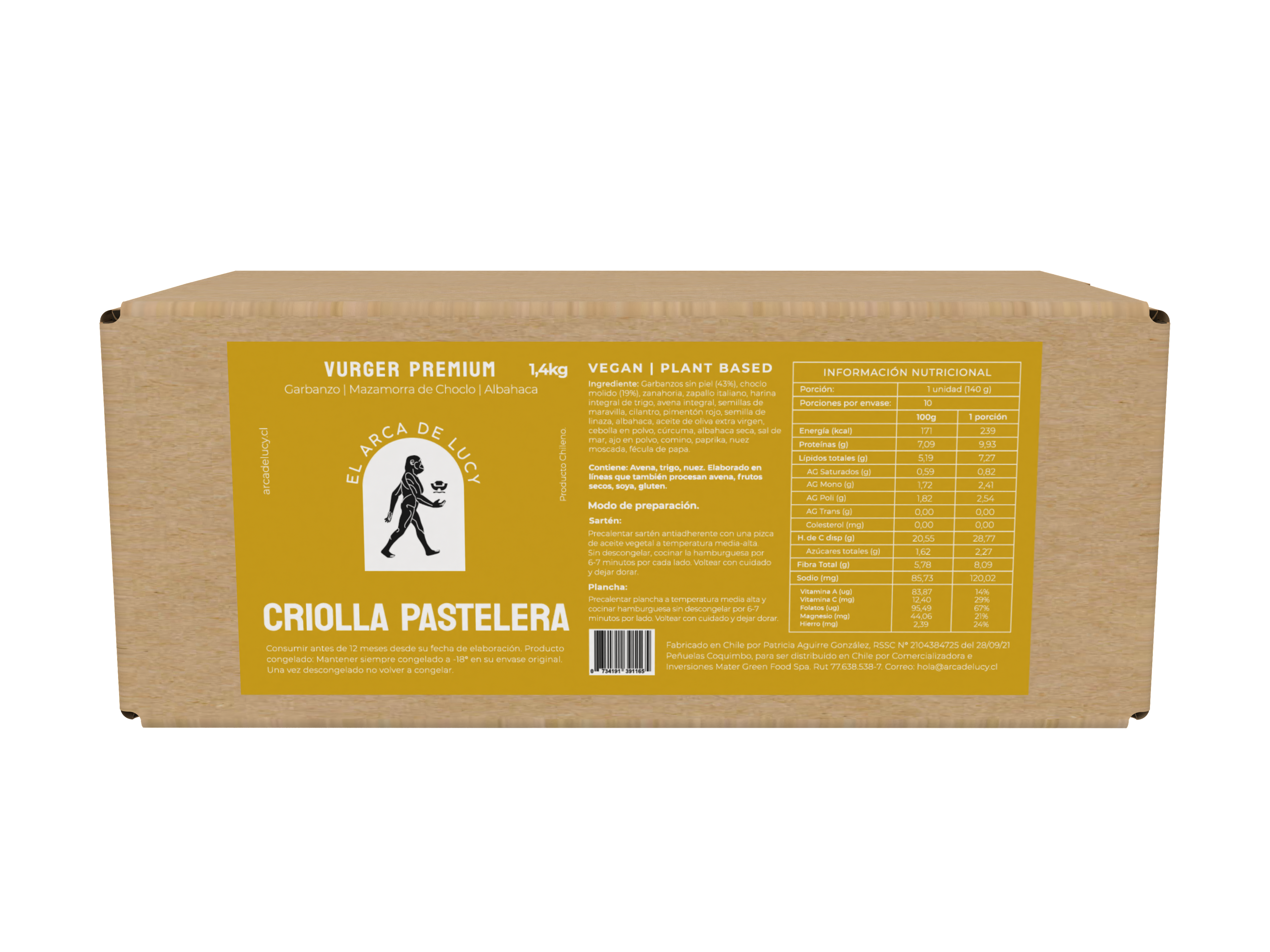 Vurger Criolla Pastelera – 140 g
