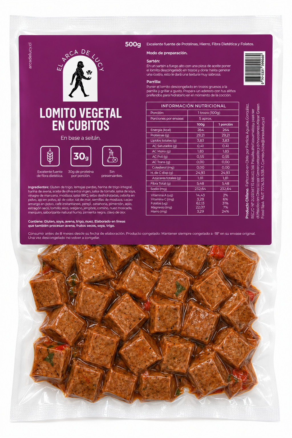 Lomito Vegetal en Cubos – 500g o 1kg