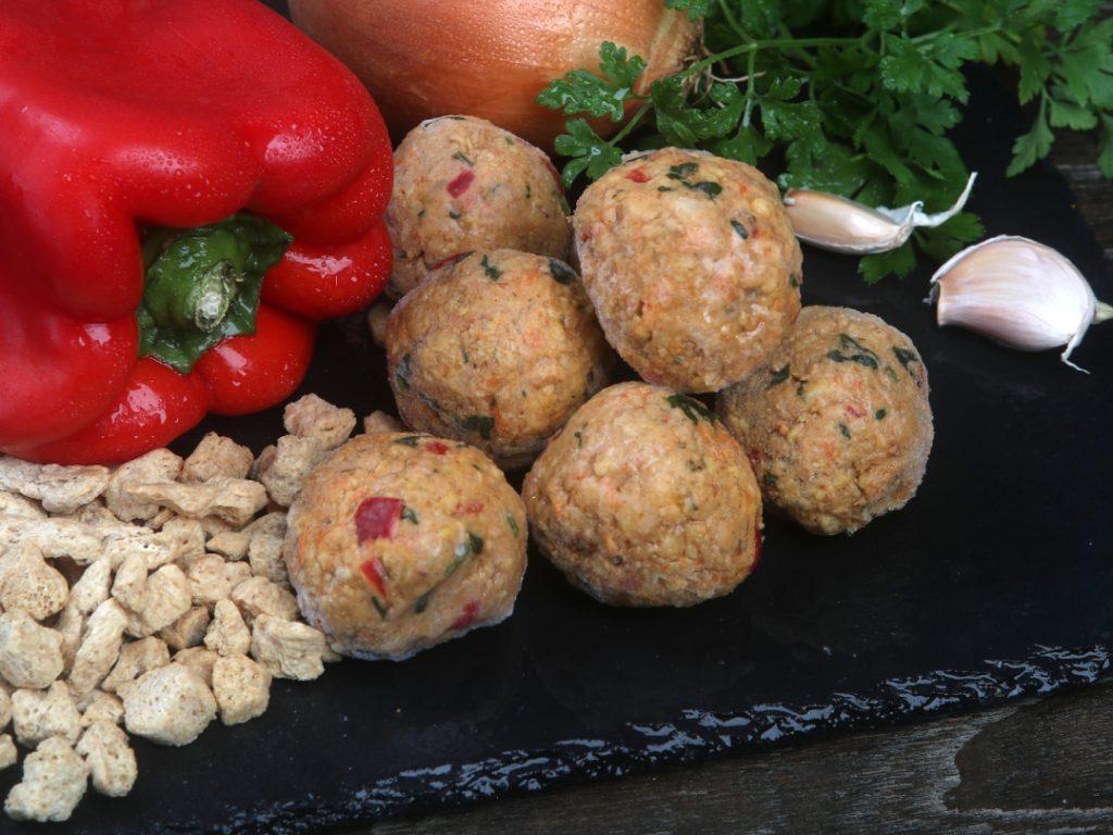 Albóndigas Plant-Based de Garbanzo y Soya – 360 g (9 x 40 g)